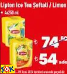 LİPTON ICE TEA ŞEFTALİ / LİMON